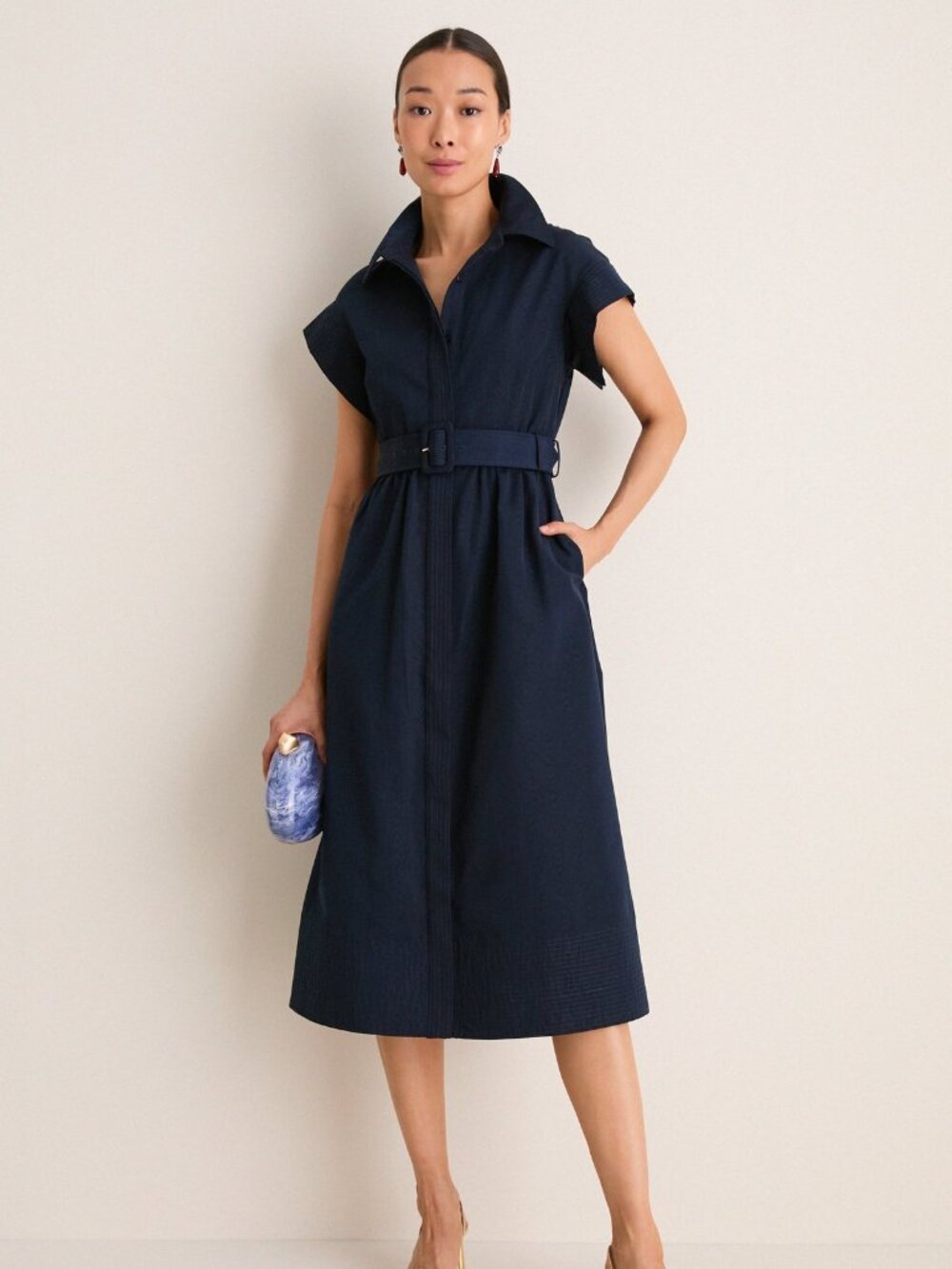 Tuckernuck Chloe Navy Dress NWT Small